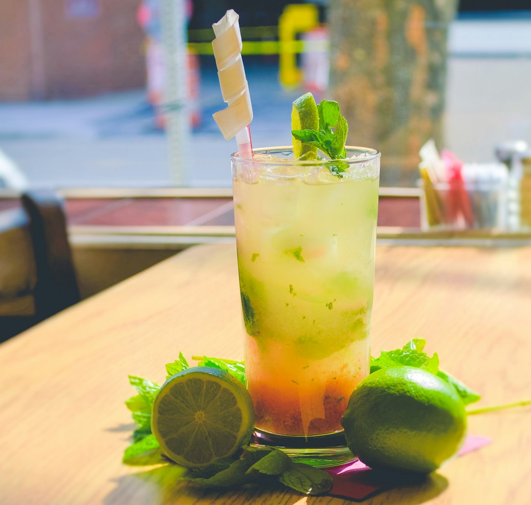 Solar Flare Passion Fruit Tea with floating fruit